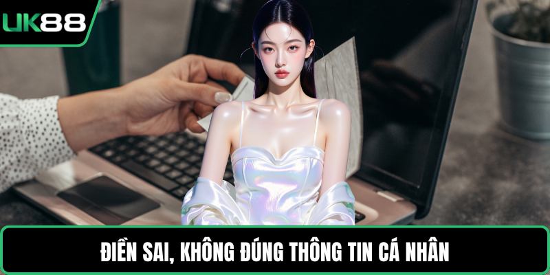 Điền sai, không đúng thông tin cá nhân
