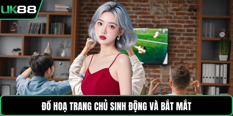 Đồ hoạ trang chủ sinh động và bắt mắt