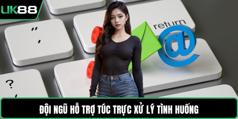 Đội ngũ hỗ trợ túc trực xử lý tình huống