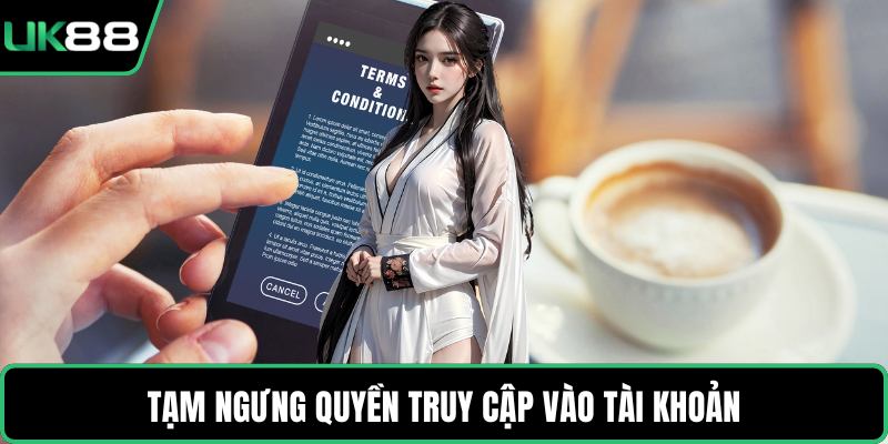 Tạm ngưng quyền truy cập vào tài khoản